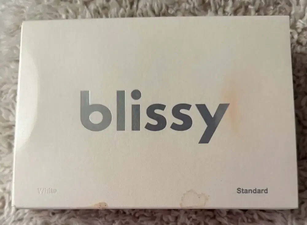 Blissy 100% Pure Mulberry Silk Standard Pillowcase in White